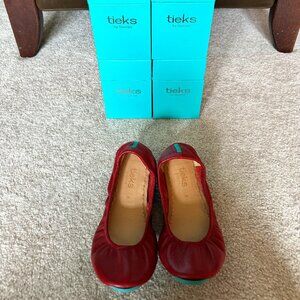 Tieks Ballet Flat Reinvented (Cardinal Red - Size 8)